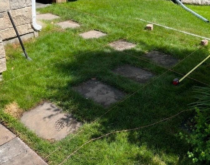 New Paver Pathway in Etobicoke — Before